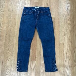 Women's Dark Blue Loft Jeans- Modern Skinny
